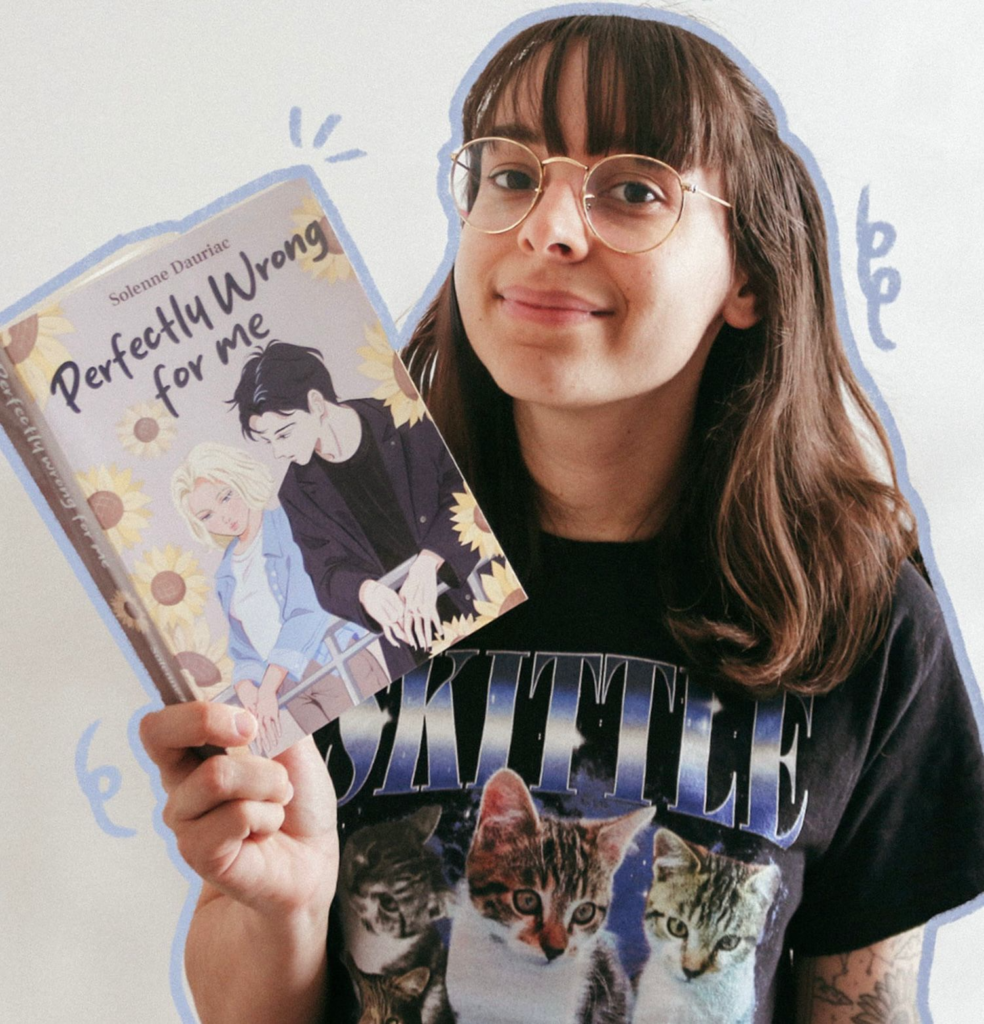 photo de Solenne Dauriac avec son livre